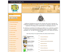 Tablet Screenshot of craftsmanpackaging.com